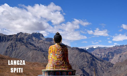 Key Monastery in Spiti, a serene Buddhist monastery nestled amidst majestic mountains